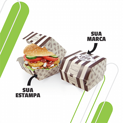 Saquinho Papel p/ Batata Frita, Salgados, Hamburger Fritas com amor 
